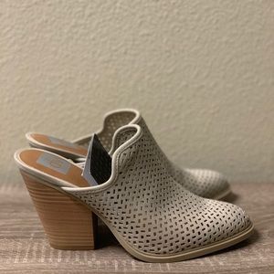 DV Slip On Kenli Perforated Mule Booties